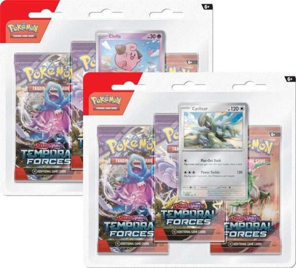 Pokemon Temporal Forces - 3-Pack Blister