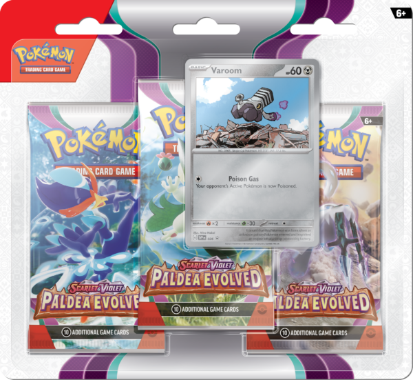 Pokemon Paldea Evolved - 3-Pack Blister - Afbeelding 3