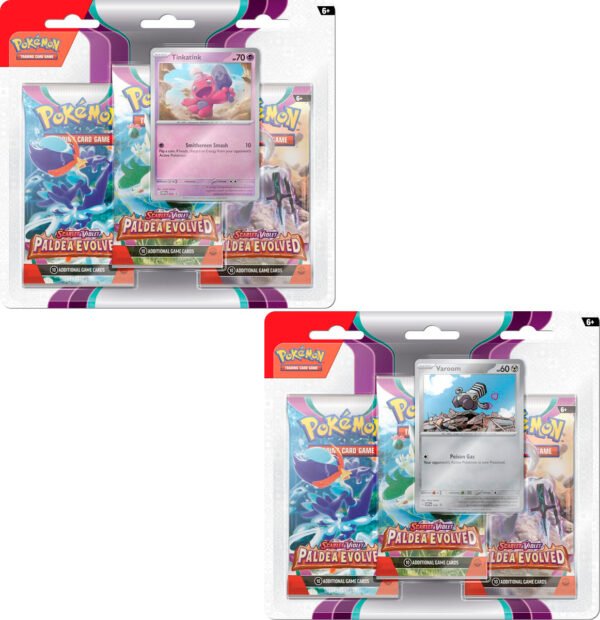 Pokemon Paldea Evolved - 3-Pack Blister