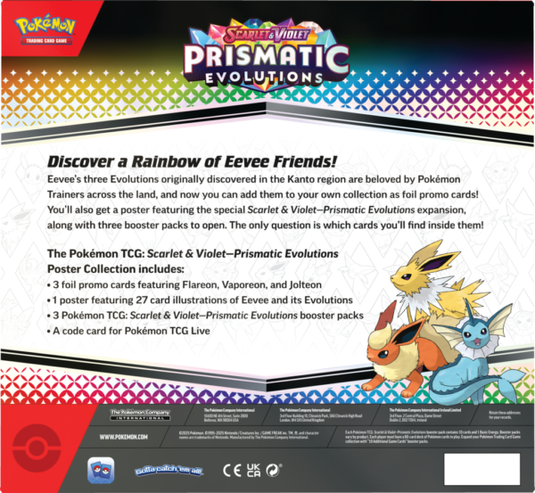 Pokemon Prismatic Evolutions - Poster Collection - Afbeelding 5