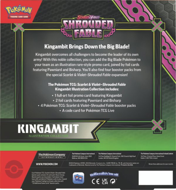 Pokemon Illustration Kingambit Box - Afbeelding 2