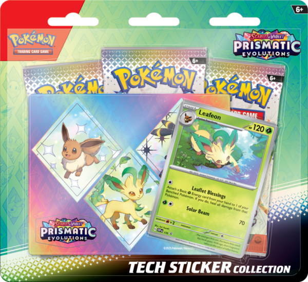 Pokemon Prismatic Evolutions - Tech Sticker Blister - Afbeelding 4