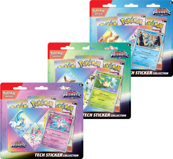 Pokemon Prismatic Evolutions - Tech Sticker Blister