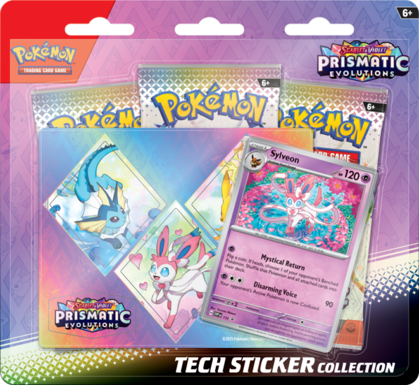 Pokemon Prismatic Evolutions - Tech Sticker Blister - Afbeelding 3