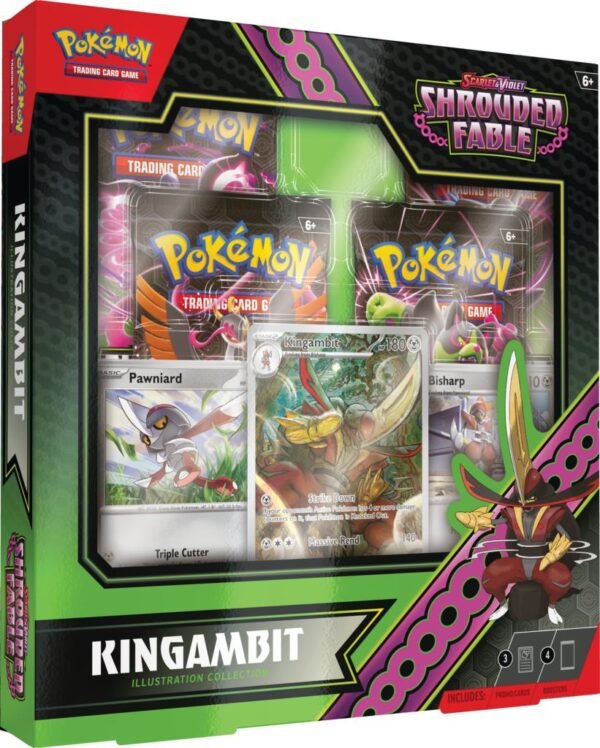 Pokemon Illustration Kingambit Box