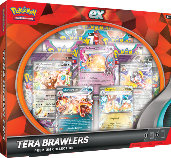 Pokemon Tera Brawlers Premium Collection Box